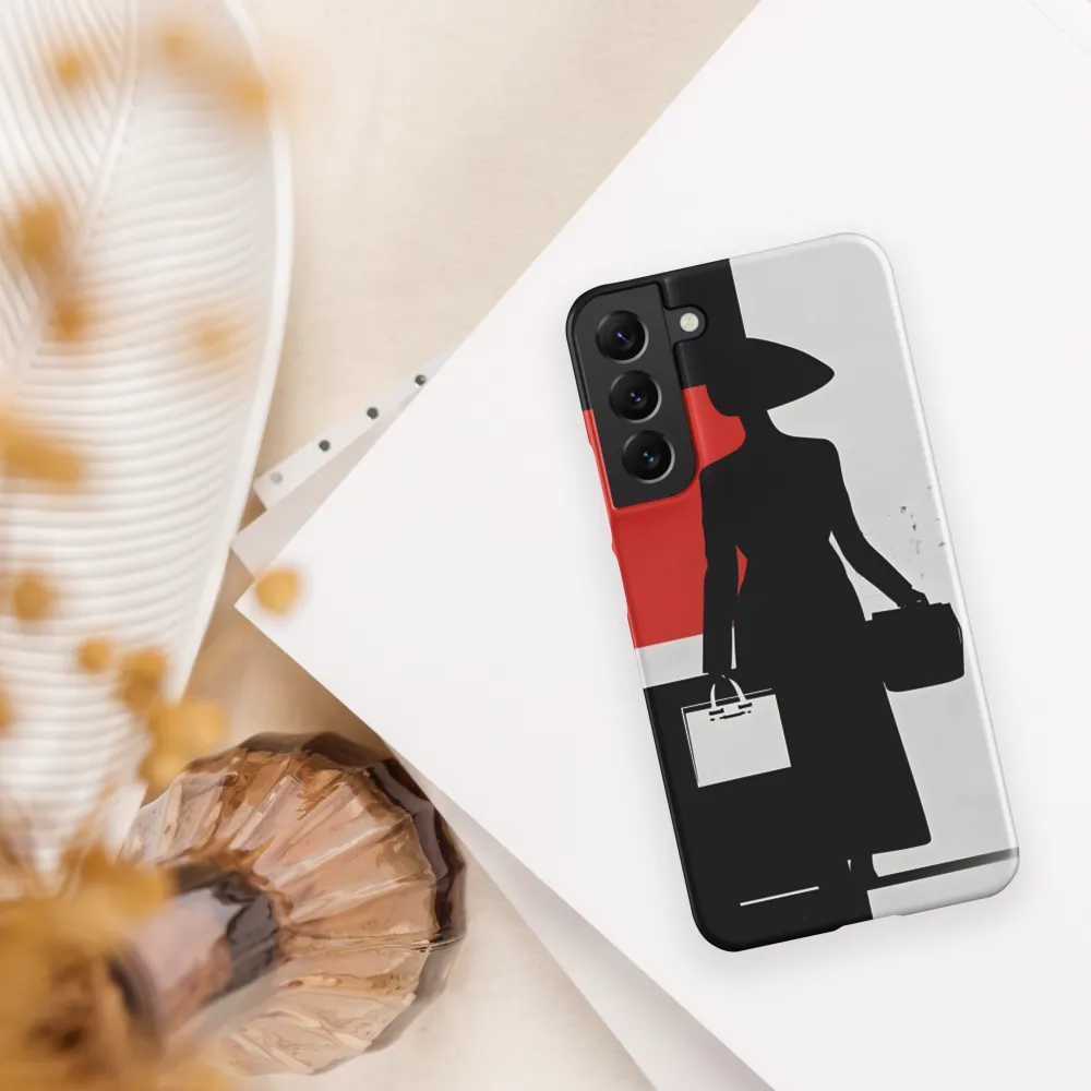 Silhouette of Elegance | Phone Case |  S22 Plus | Snap Case | Matte