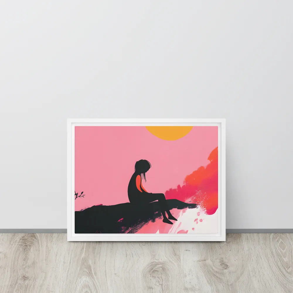 Whispers of the Sun | Canvas with White Frame | 12″×16″