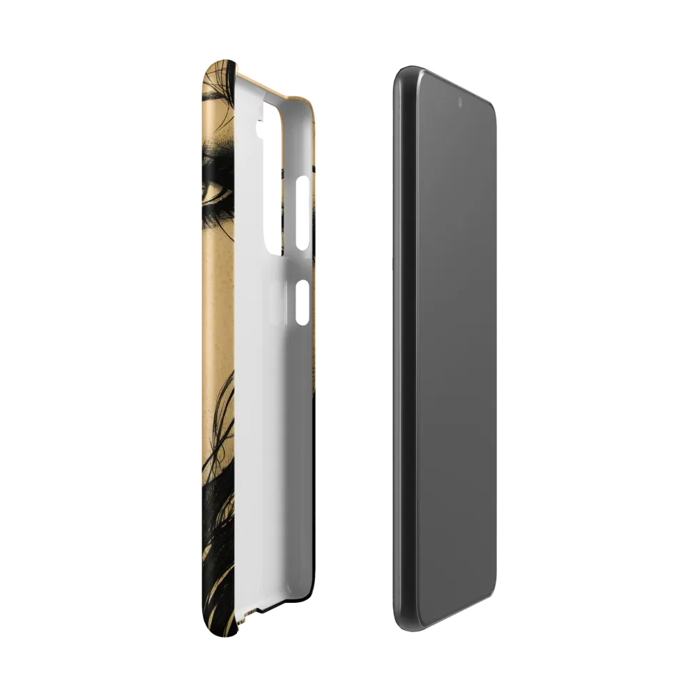 Enigmatic Gaze | Phone Case |  S21 | Snap Case | Matte