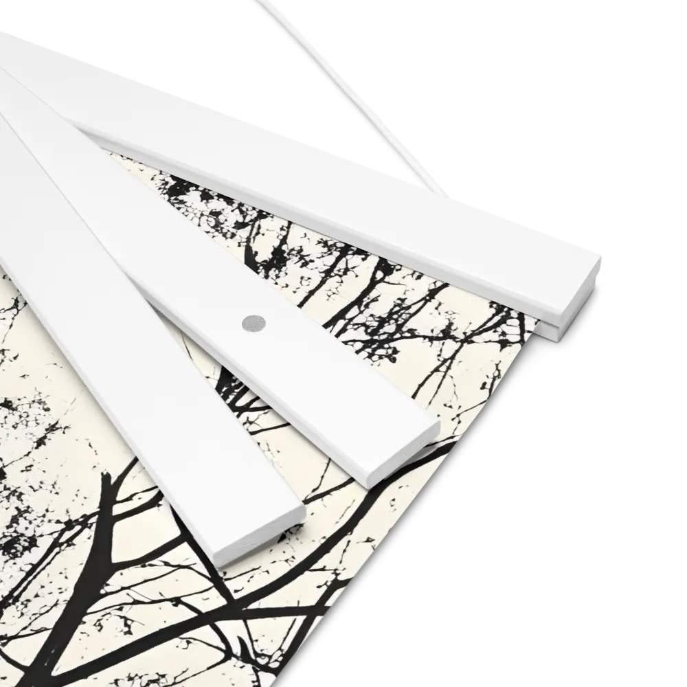 Whispers of Solitude | Poster With White Wood Hanger | 16″×16″