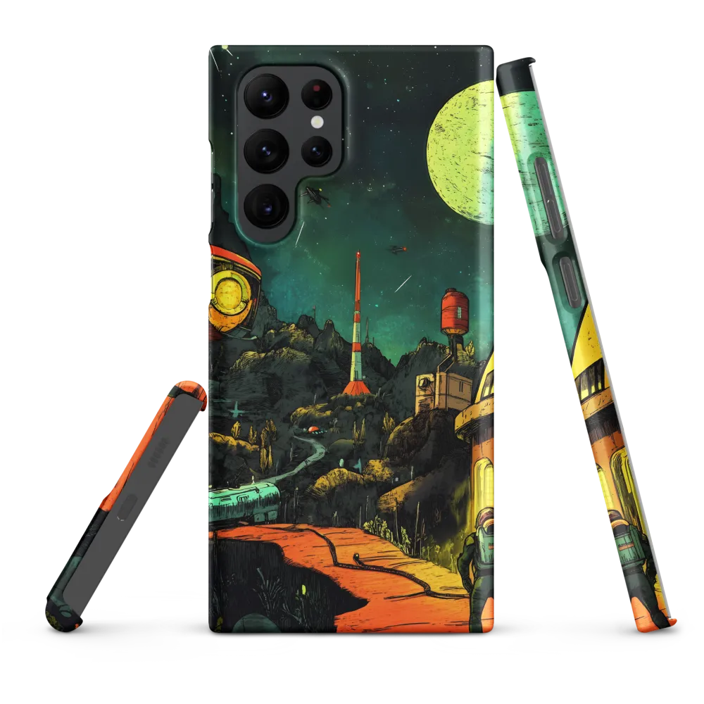 Cosmic Exploration: The Silent Journey | Phone Case |  S22 Ultra | Snap Case | Matte