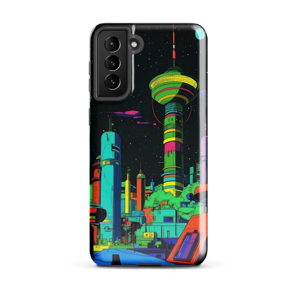 Neon Dreams: A Futuristic Cityscape