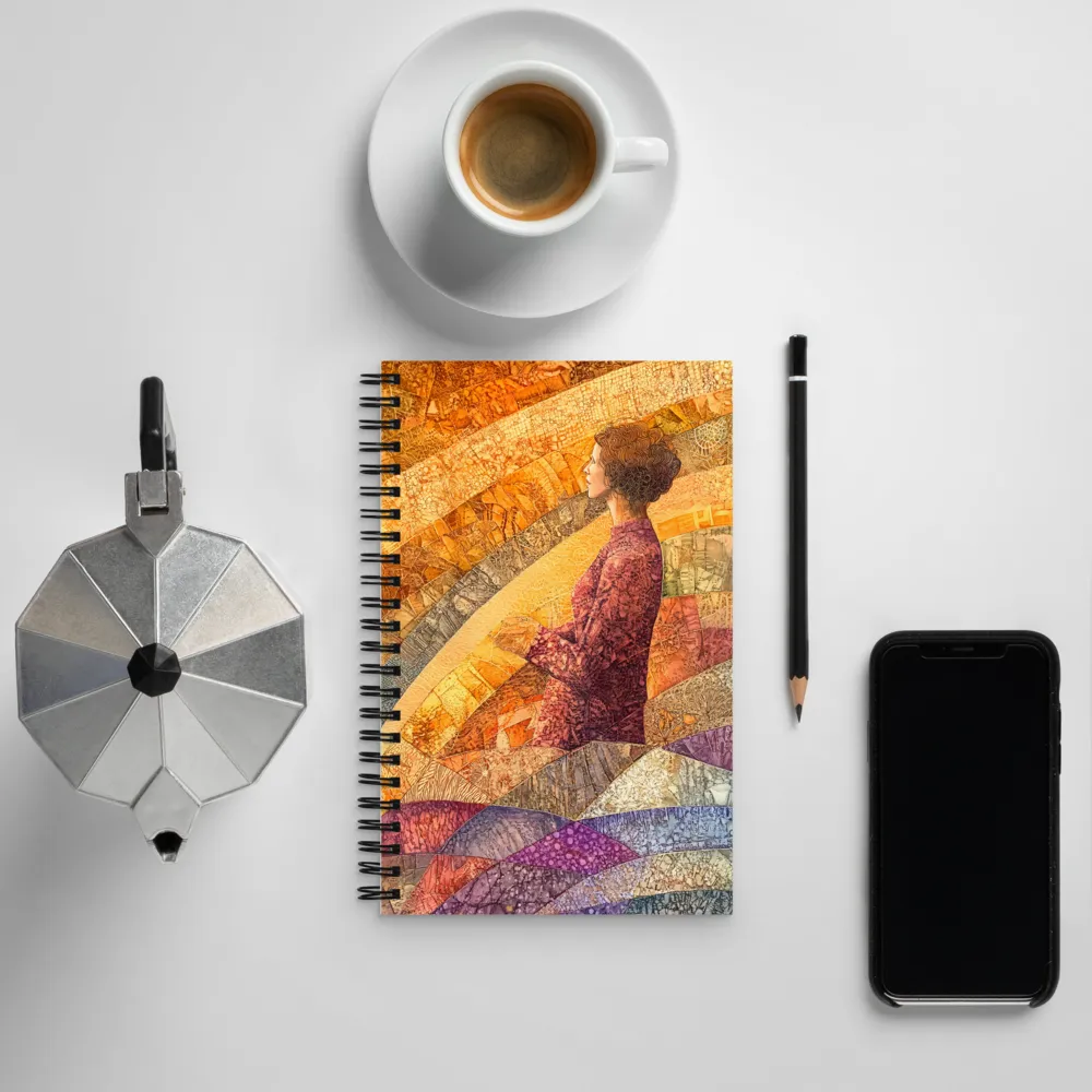 Whispers of Contemplation | Spiral Notebook