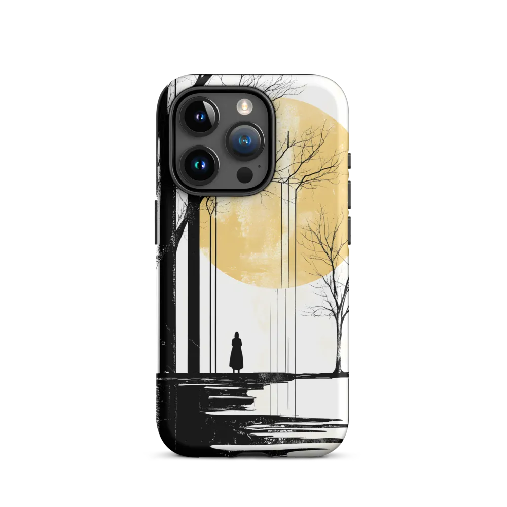 Solitude Under the Yellow Sun | Phone Case |  15 Pro | Tough Case | Matte