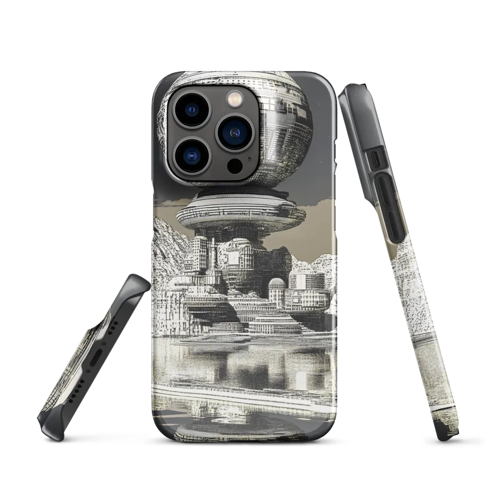 Reflections of a Futuristic Dreamscape | Phone Case |  14 Pro | Snap Case | Glossy