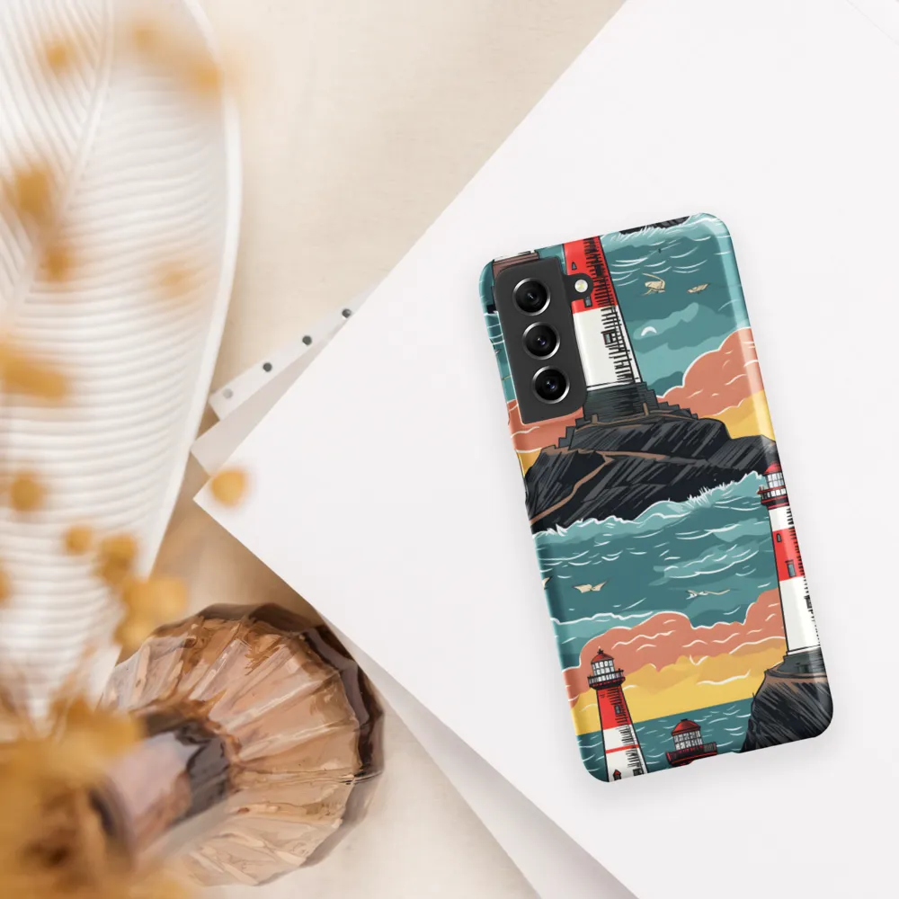 Lighthouses in a Whimsical Ocean