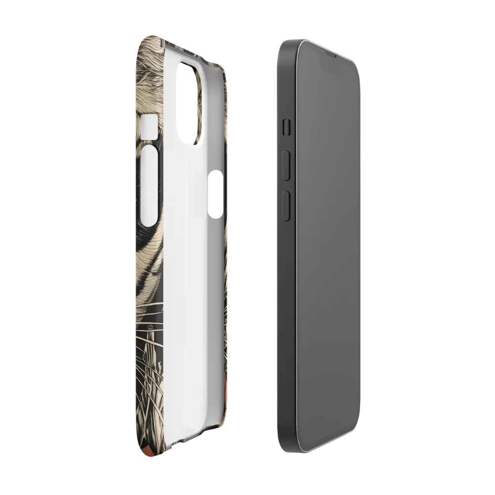 Feline Majesty: The Human-Leopard Connection | Phone Case |  13 | Snap Case | Matte