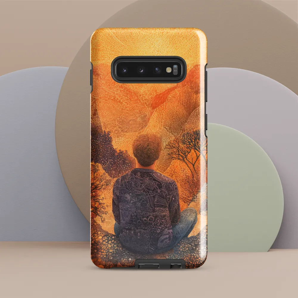 Embracing Nature's Glow | Phone Case |  S10 Plus | Tough Case | Glossy