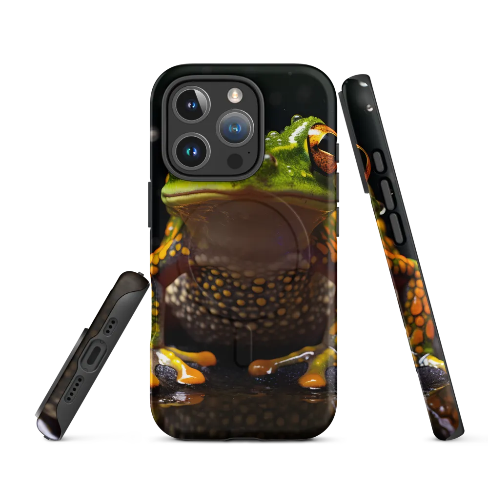Emerald Elegance: The Frog in Focus