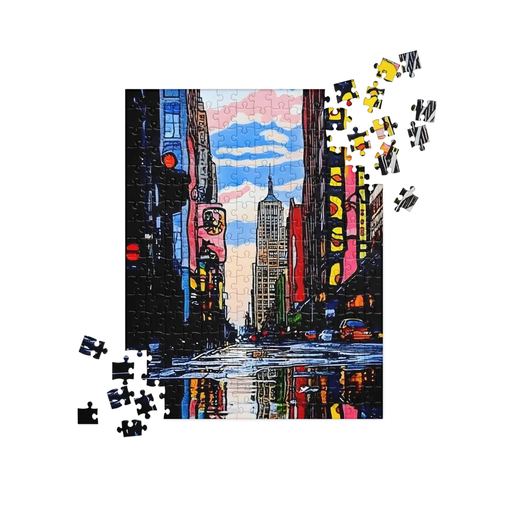 Reflections of a Vibrant City | Jigsaw Puzzle | 252/520 pieces