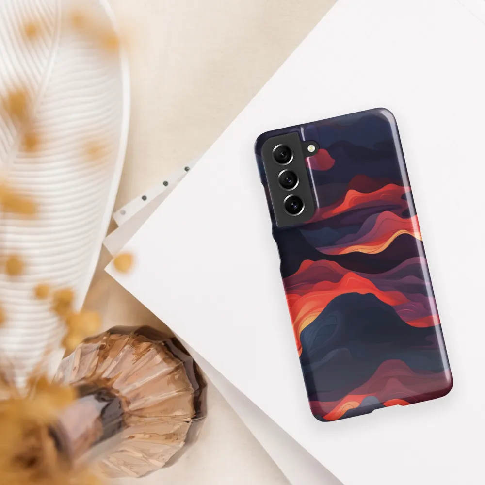 Ethereal Waves of Color | Phone Case |  S21 FE | Snap Case | Glossy