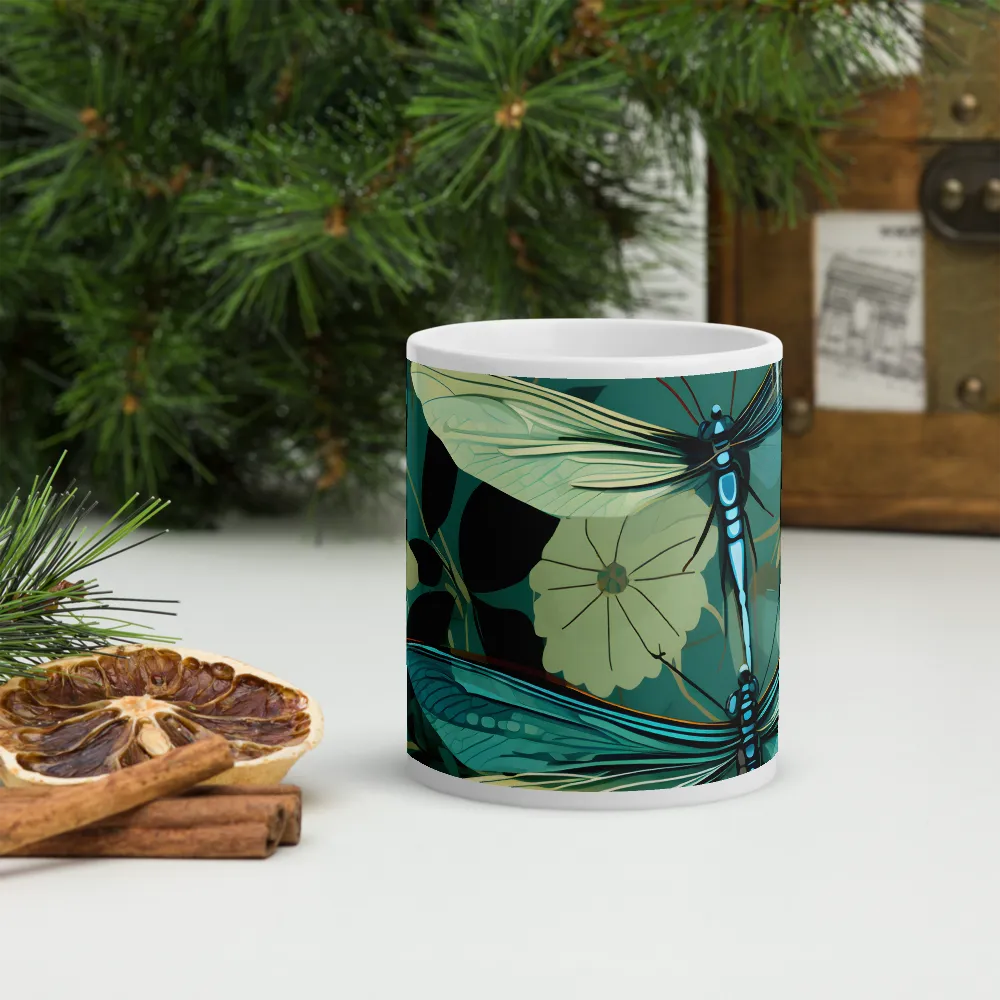 Whispers of Nature: Dragonflies in Harmony | Mugs | Multiple Sizes & Colors