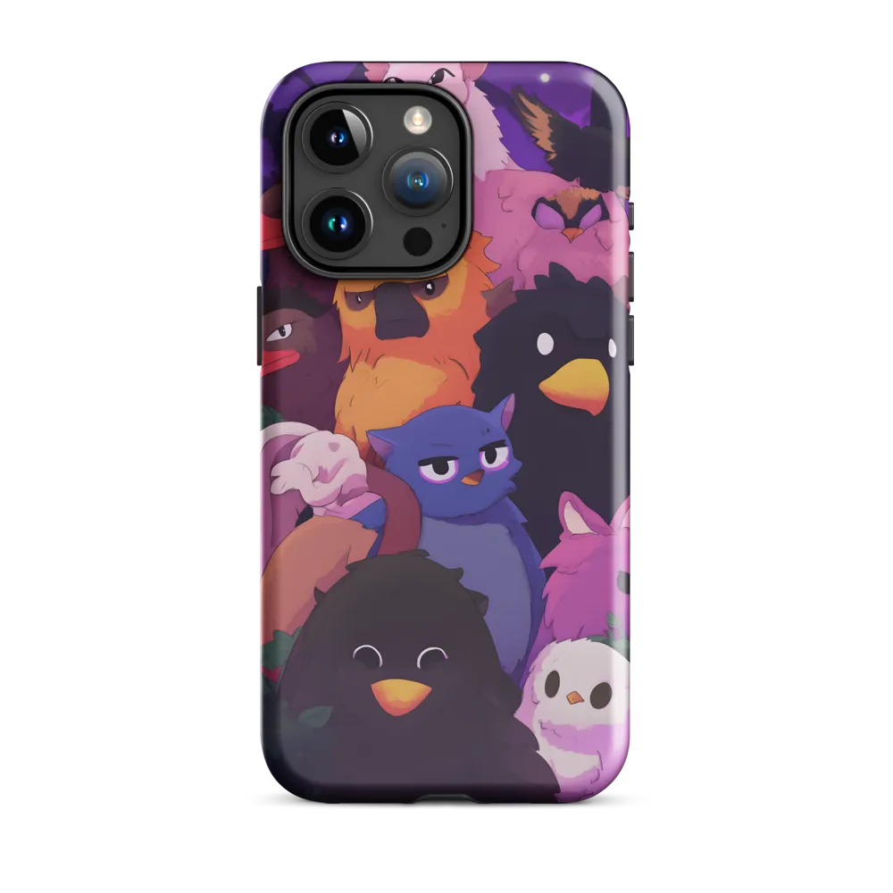 Whimsical Avian Gathering