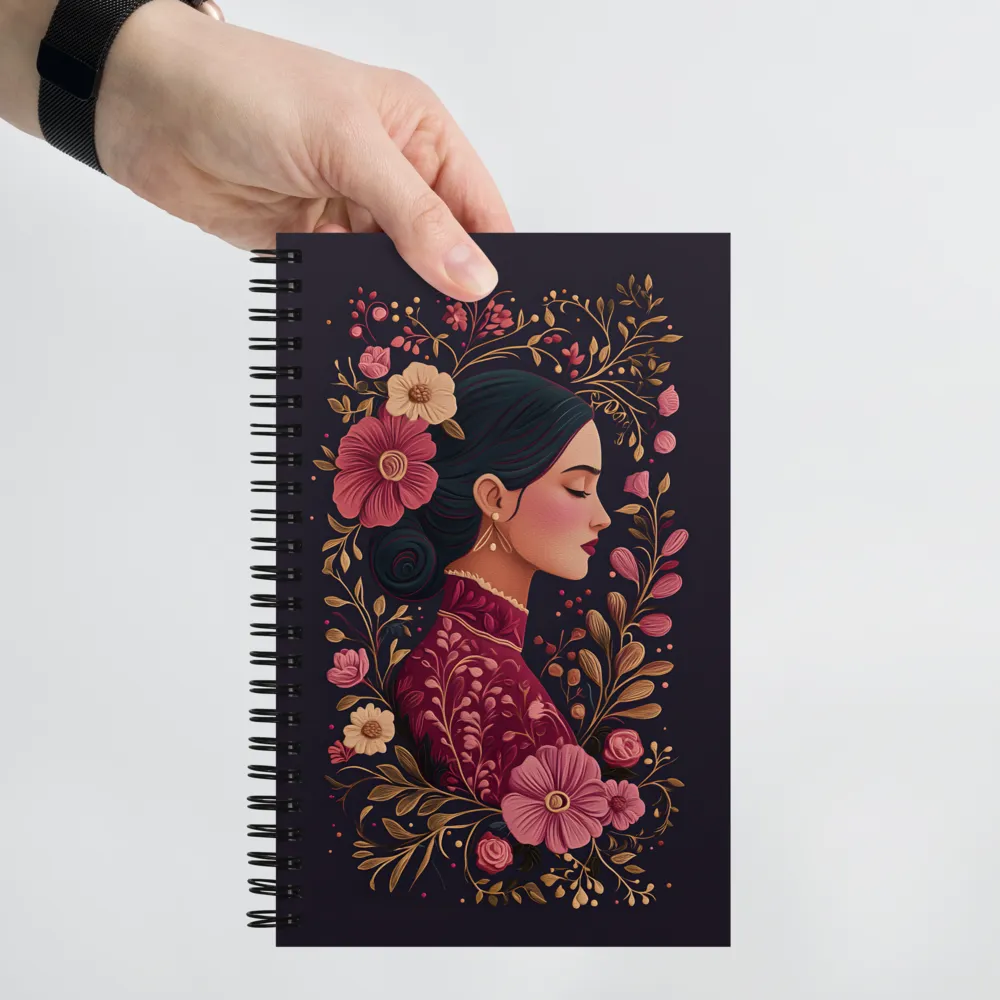 Portrait of Serenity | Spiral Notebook