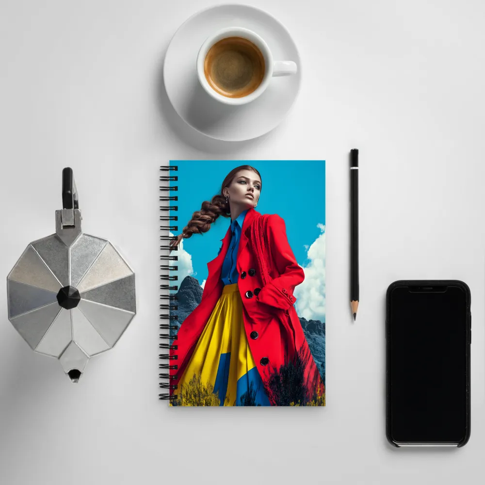 Vibrant Elegance | Spiral Notebook