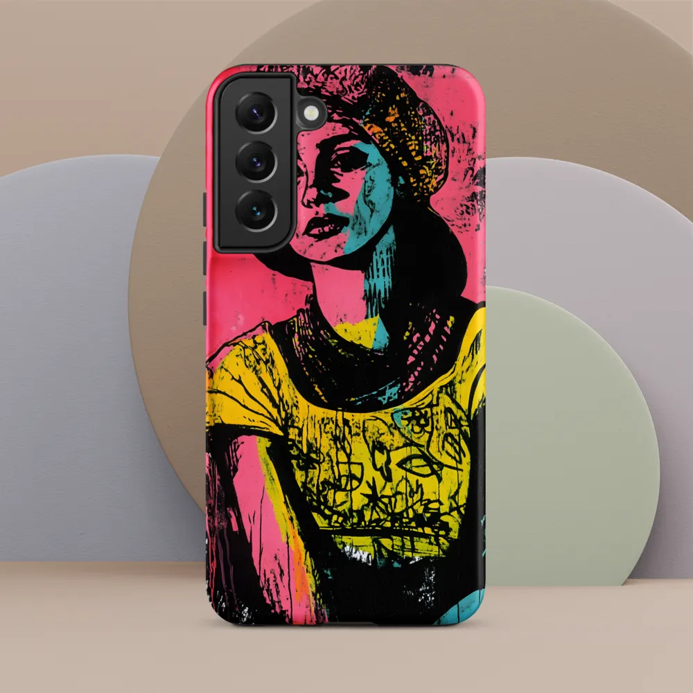 Urban Elegance: A Graffiti Portrait