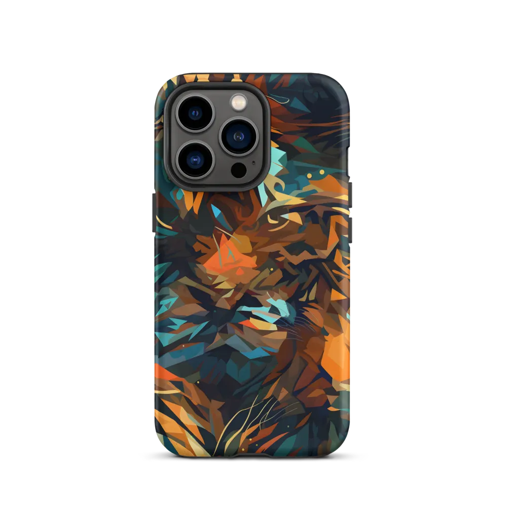 Wild Symphony: Abstract Tigers | Phone Case |  13 Pro | Tough Case | Matte