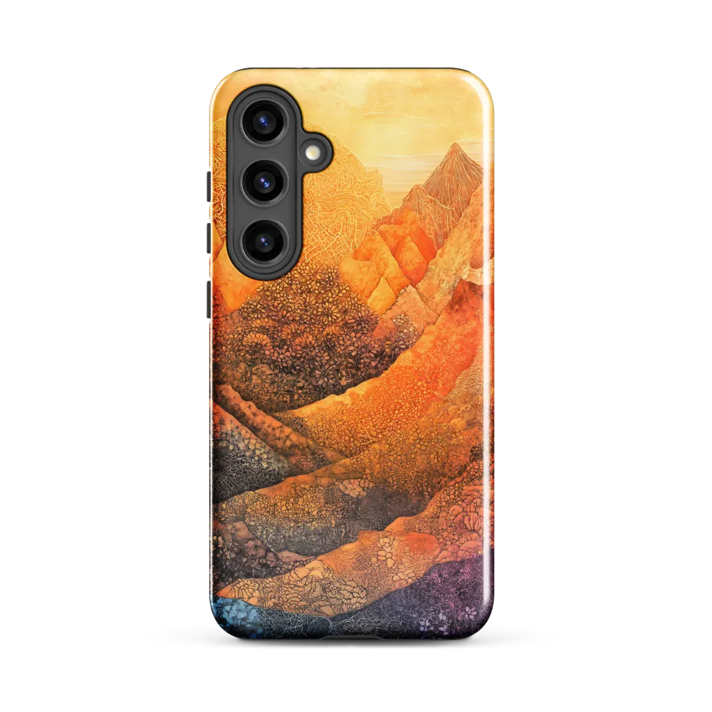 Serene Peaks of Color