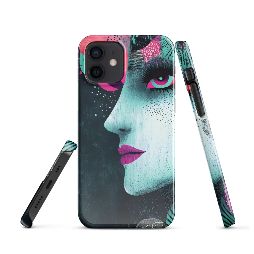 Mystical Beauty in Blue and Pink | Phone Case |  12 | Snap Case | Glossy