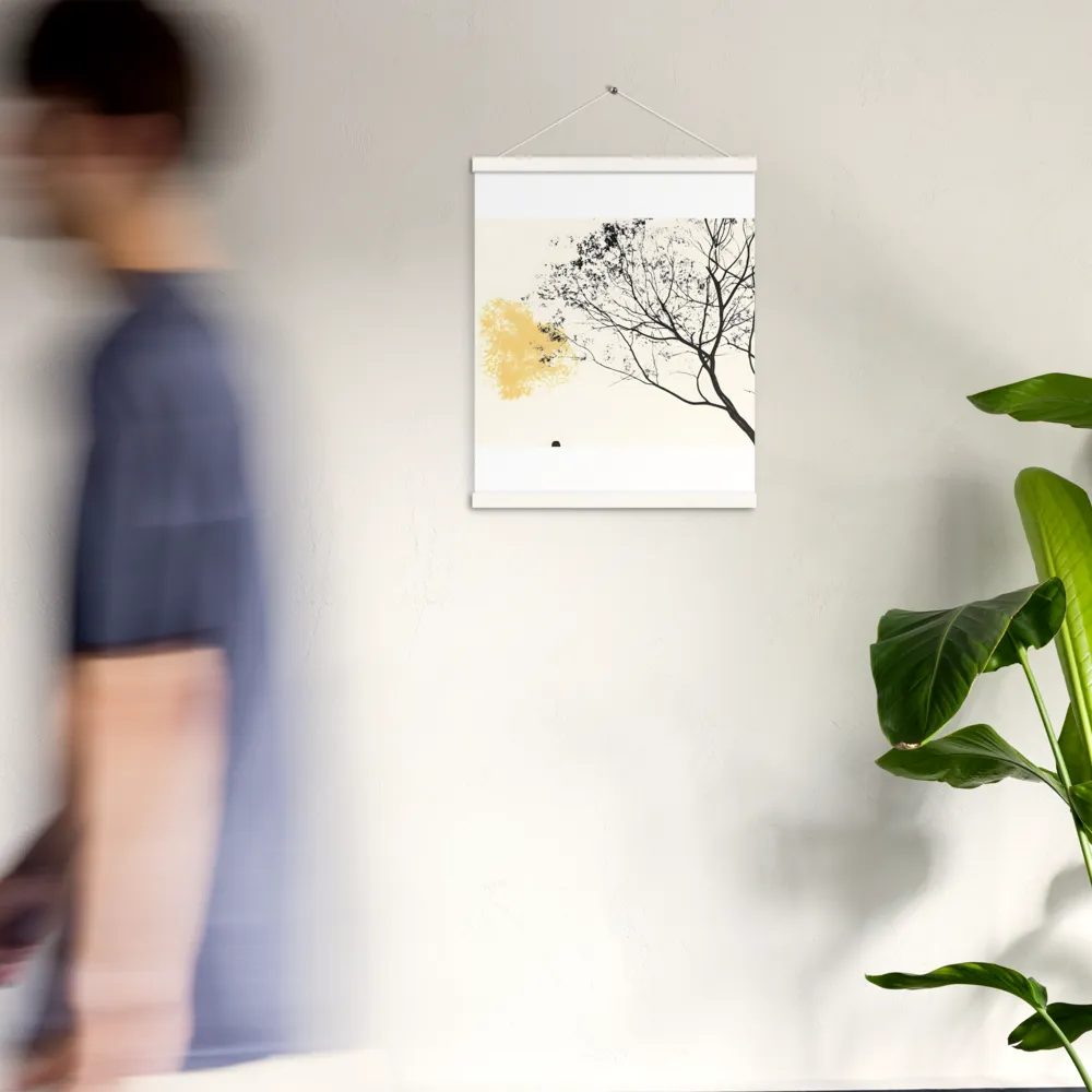 Whispers of Solitude | Poster With White Wood Hanger | 16″×20″