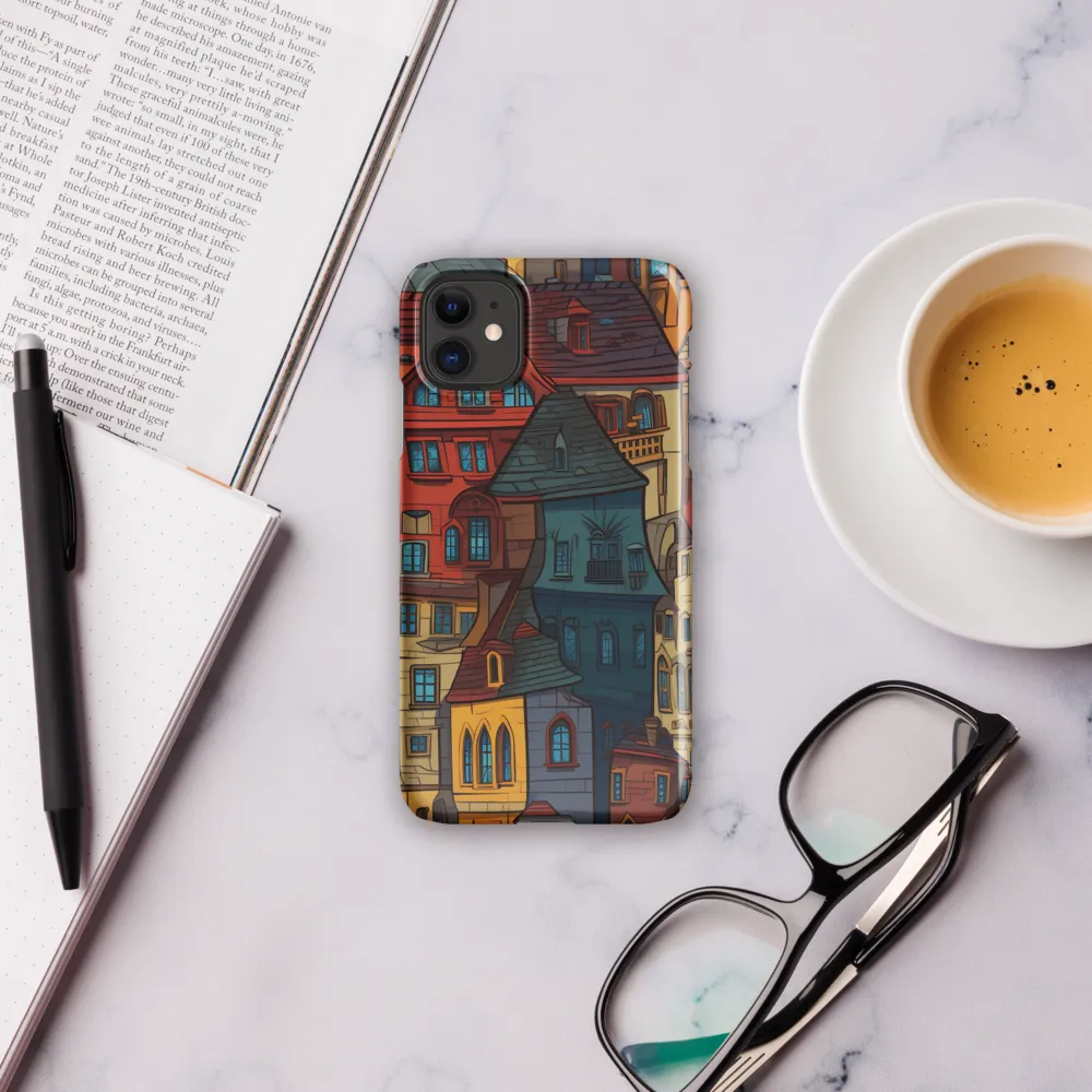 Whimsical Urban Mosaic | Phone Case |  11 | Snap Case | Glossy