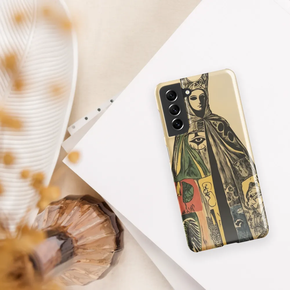 Mystical Cloak of Symbols | Phone Case |  S21 | Snap Case | Glossy