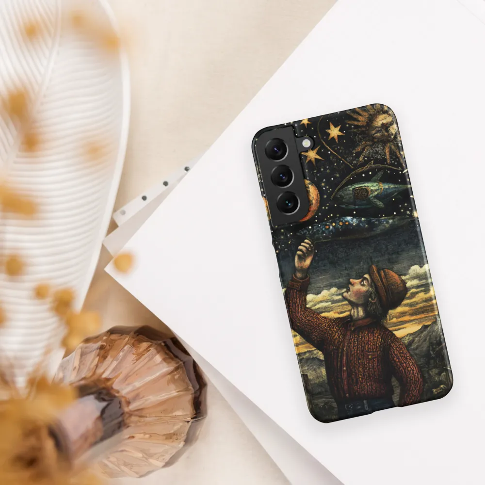 Cosmic Curiosity: A Journey Beyond Earth | Phone Case |  S22 Plus | Snap Case | Matte