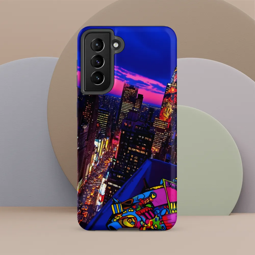 Neon Twilight: A City in Vibrance