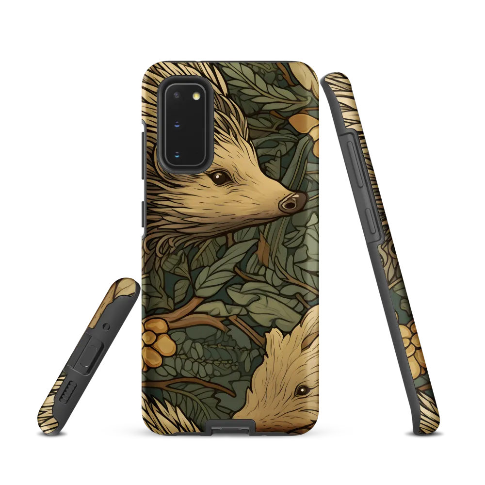 Whimsical Hedgehog Garden | Phone Case |  S20 | Tough Case | Matte