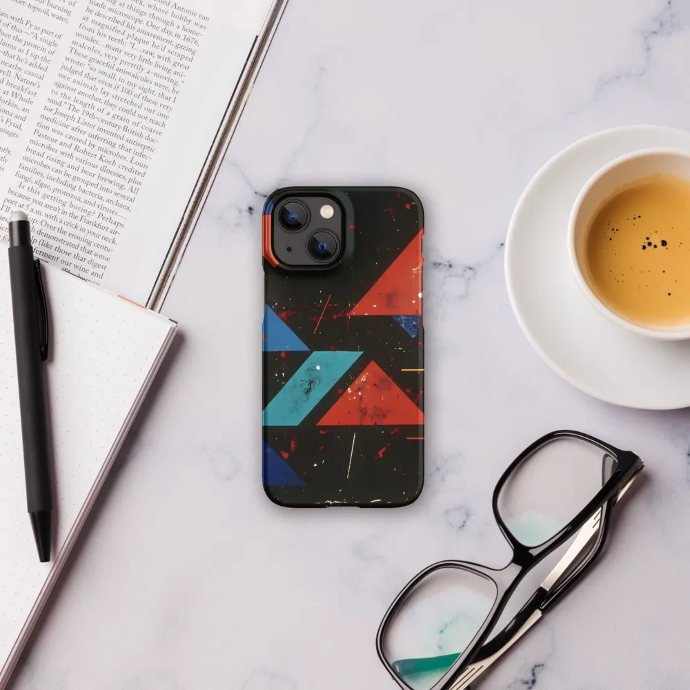 Dynamic Geometric Harmony | Phone Case |  13 Mini | Snap Case | Matte