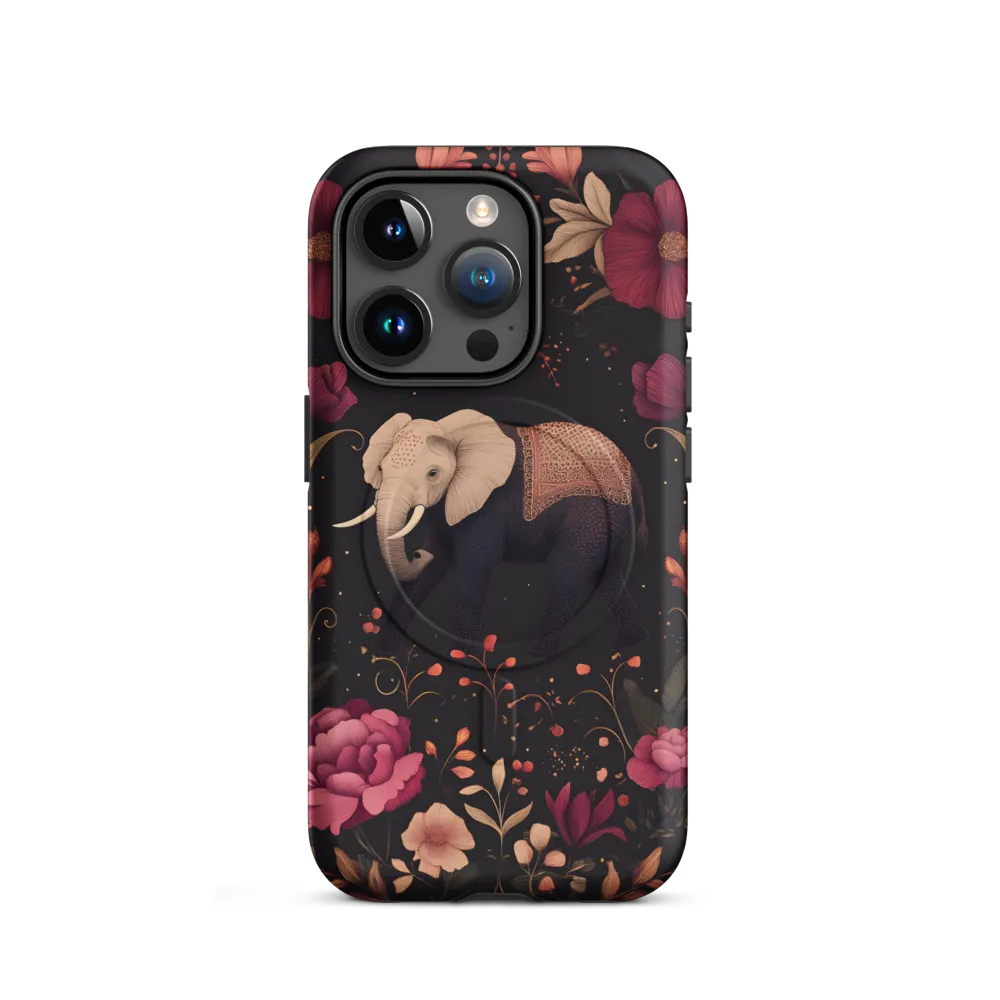 Whispers of the Wild: Elephants and Blooms