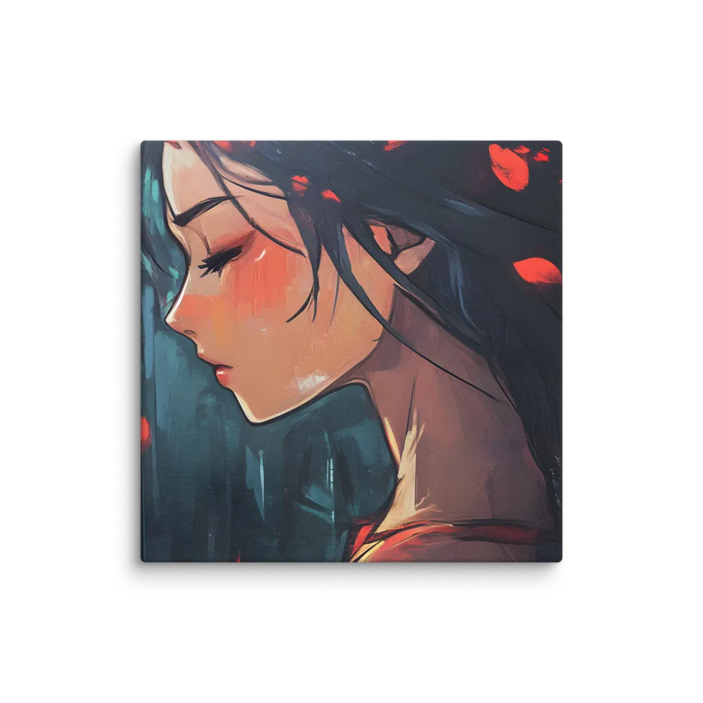 Whispers of Melancholy | Canvas | 6″×6″