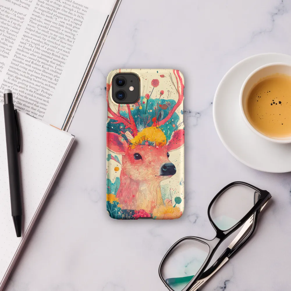 Whimsical Harmony: A Deer in Bloom