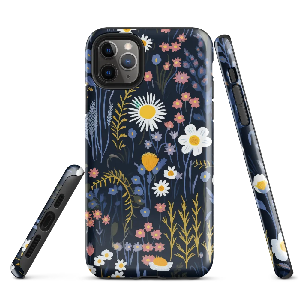 Botanical Harmony: A Floral Symphony | Phone Case |  11 Pro Max | Tough Case | Glossy