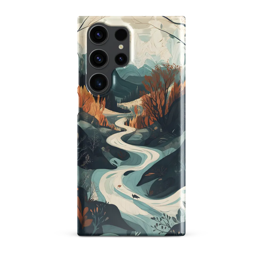 Winding Serenity: A Digital Landscape