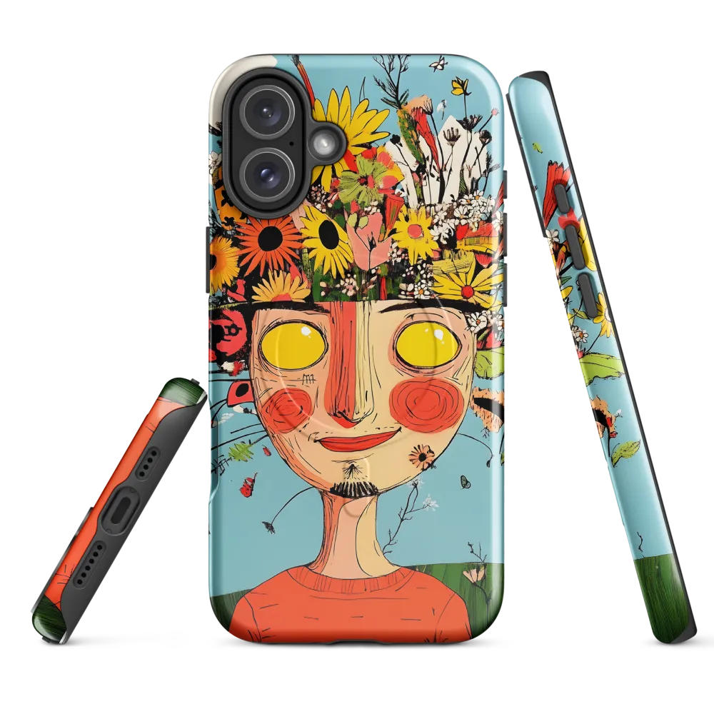 Whimsical Bloom | Phone Case |  16 Plus | MagSafe® Tough Case | Glossy