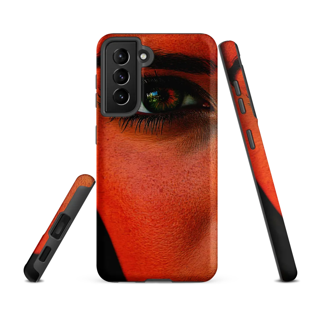 Gaze of Intensity | Phone Case |  S21 FE | Tough Case | Matte