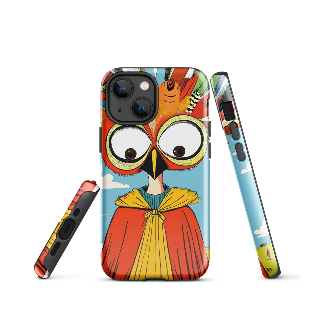 A Whimsical Encounter: The Owl-Human Fusion