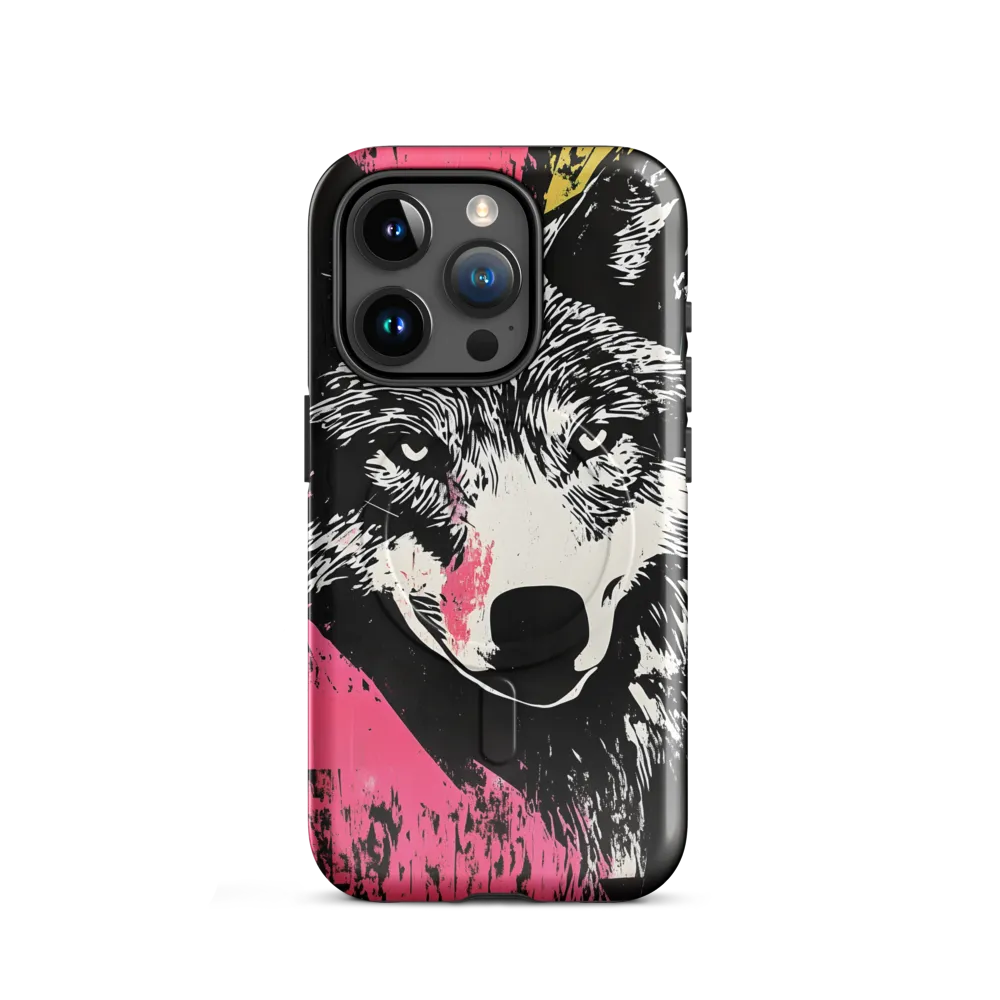 Intense Gaze of the Wolf