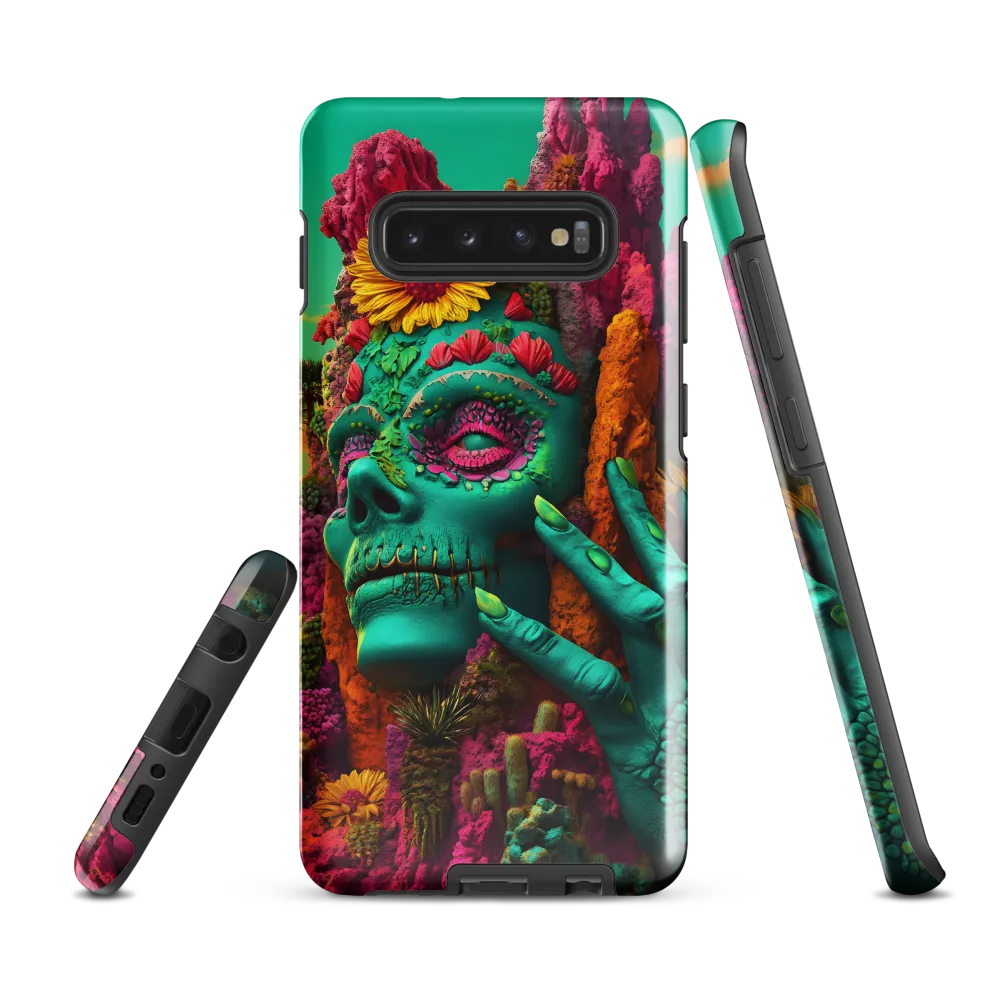 Ethereal Skull Garden | Phone Case |  S10 Plus | Tough Case | Glossy