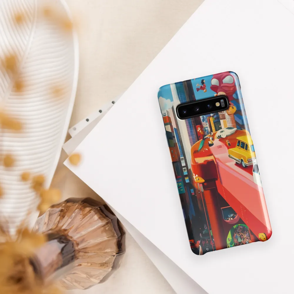Urban Whimsy: A Colorful Cityscape