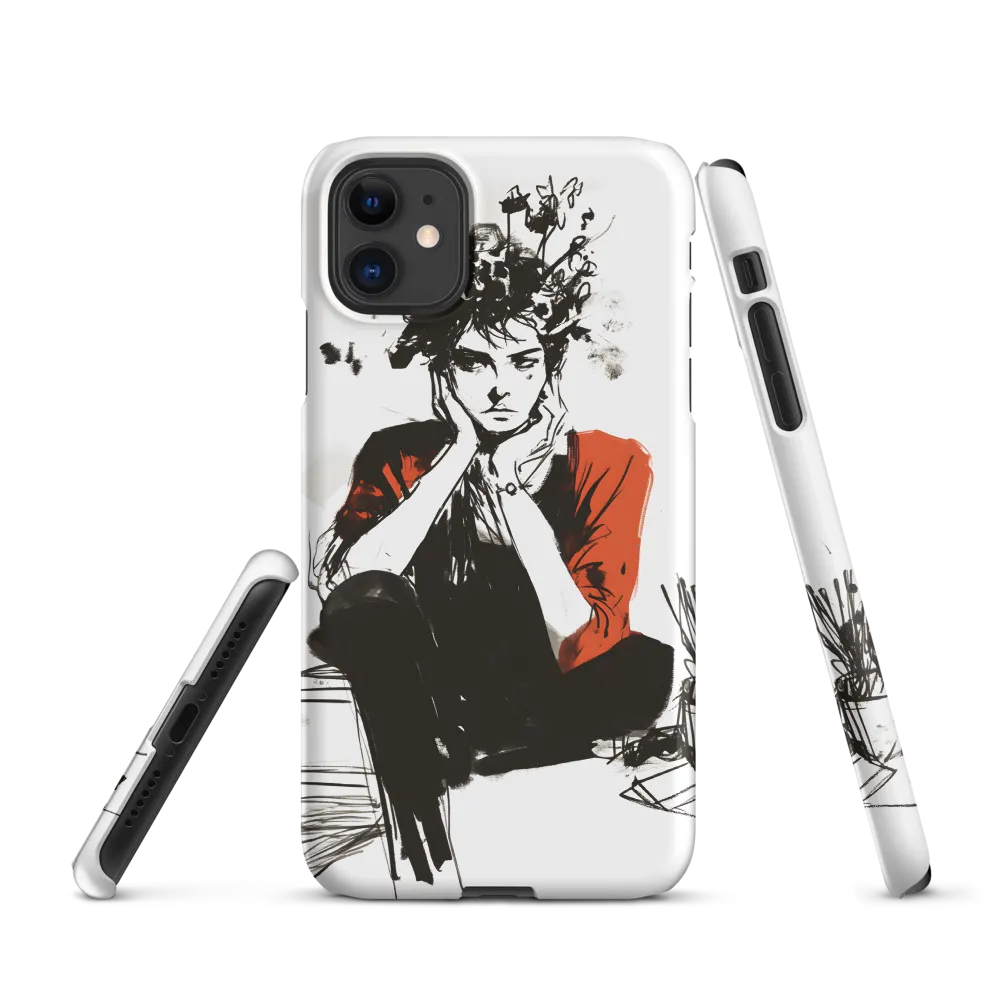 Contemplation Amidst Creativity | Phone Case |  11 | Snap Case | Matte