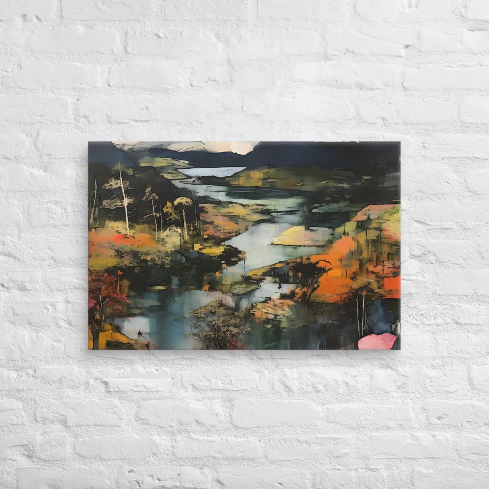 Harmony of Nature: An Abstract Journey | Canvas | 20″×30″