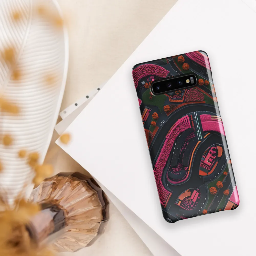 Urban Floral Symphony | Phone Case |  S10 Plus | Snap Case | Glossy