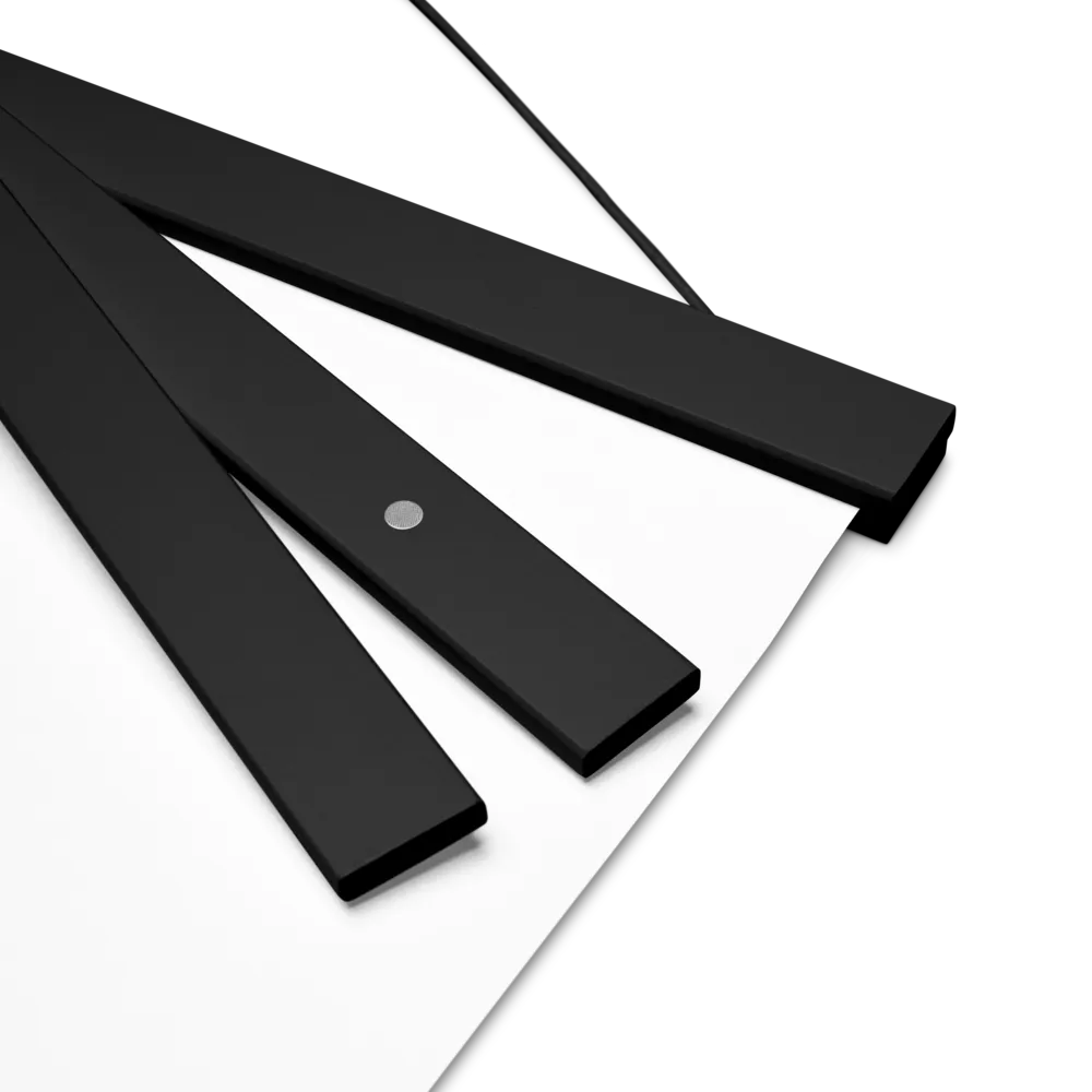 Harmony in Bloom | Poster With Black Wood Hanger | 24″×36″