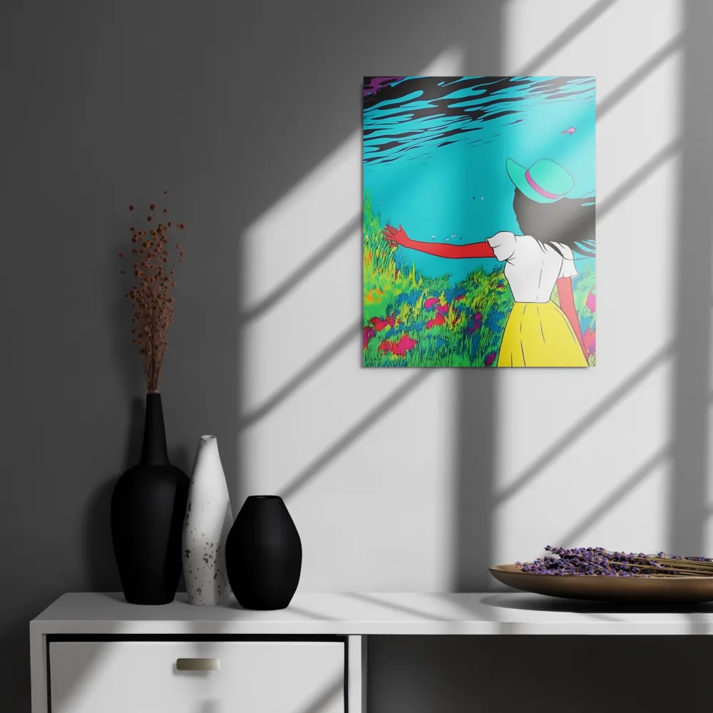 Whimsical Encounter | Metal Print | 16″×20″