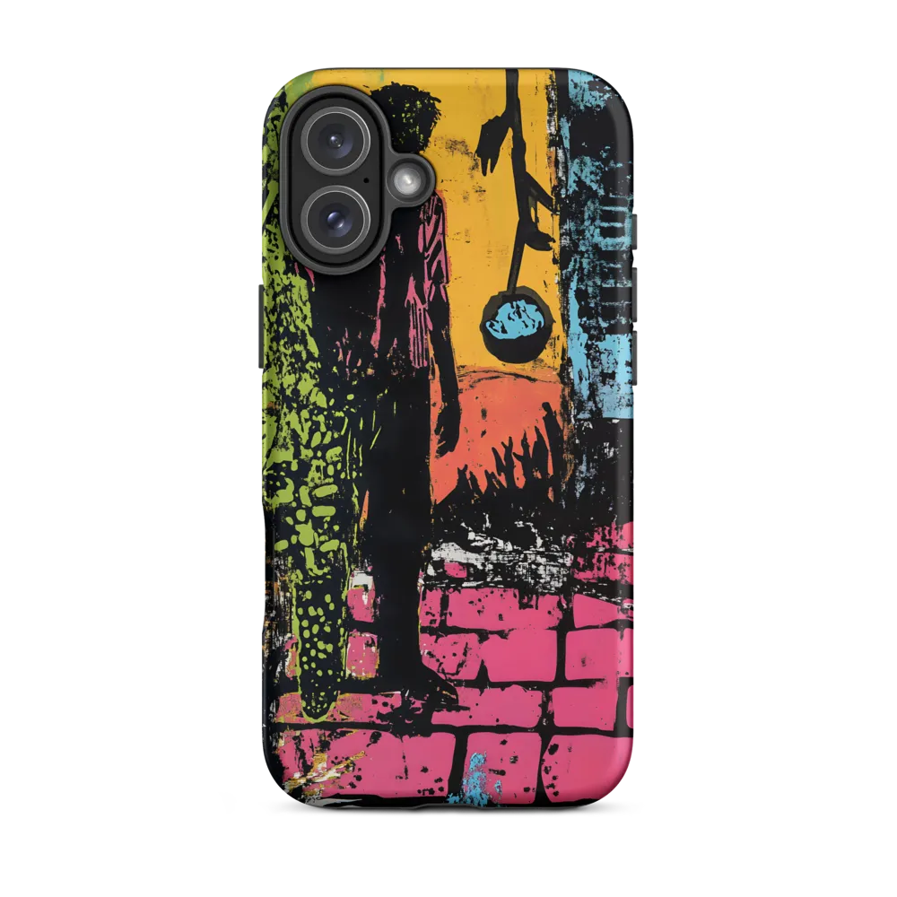 Urban Solitude: A Graffiti Journey | Phone Case |  16 Plus | Tough Case | Matte
