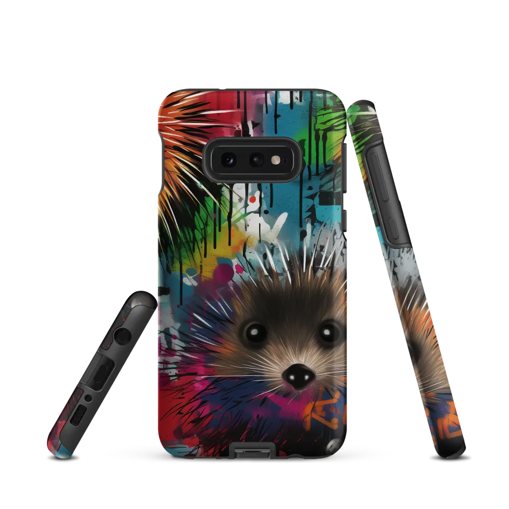 Whimsical Hedgehogs in a Kaleidoscopic Wonderland