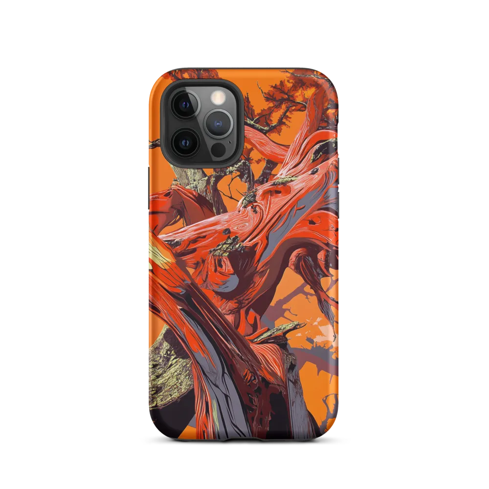 Life in Motion: An Abstract Tree | Phone Case |  12 Pro | Tough Case | Matte
