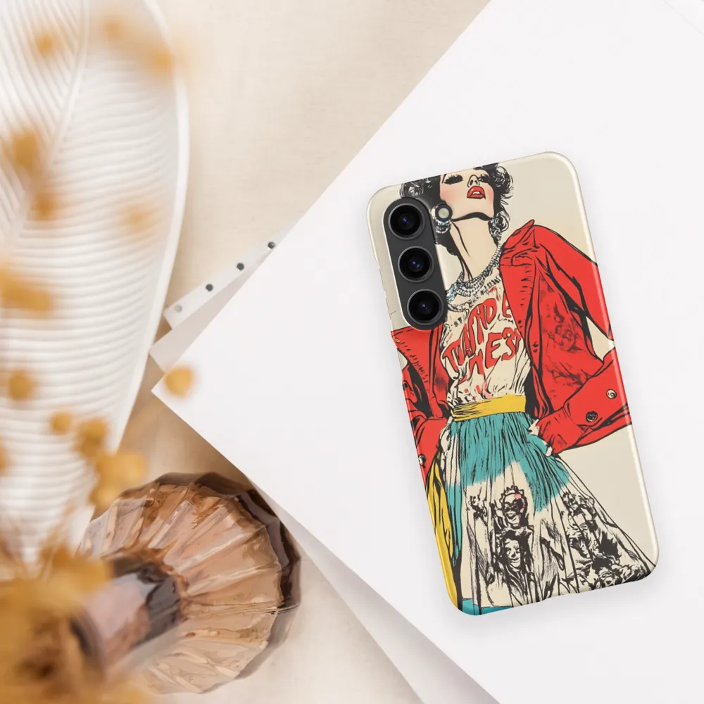 Vibrant Elegance: A Pop Art Fashion Statement